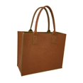 thumbnail image 2 of Bolsa de mano de fieltro, bolsa de comestibles reutilizable, multifunción, resistente, con asa duradera, bolso de compras para Picnic, trabajo al aire , marrón, 30cmx20cm 30cmx20cmx13cm Fernando Bolso de fieltro, 2 of 8
