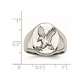 thumbnail image 4 of Bague Homme Aigle Volant en Acier Inoxydable et Argent Sterling, 4 of 4