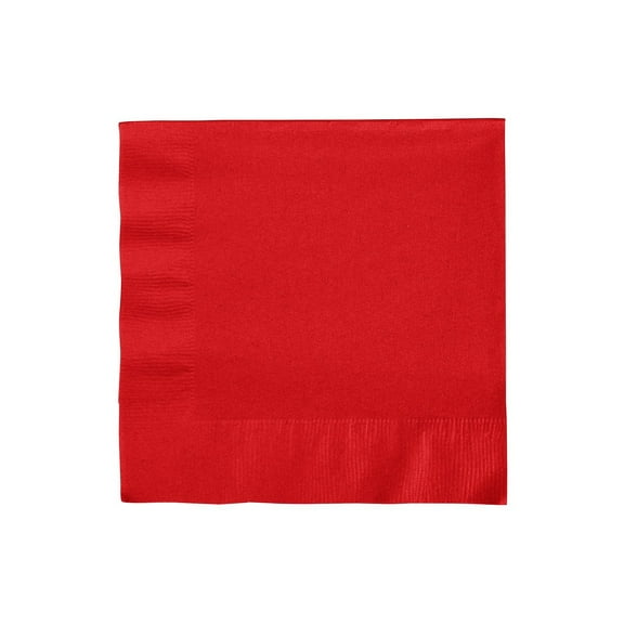 Creative Expressions Luncheon Napkins 50-Pack, Classic Red