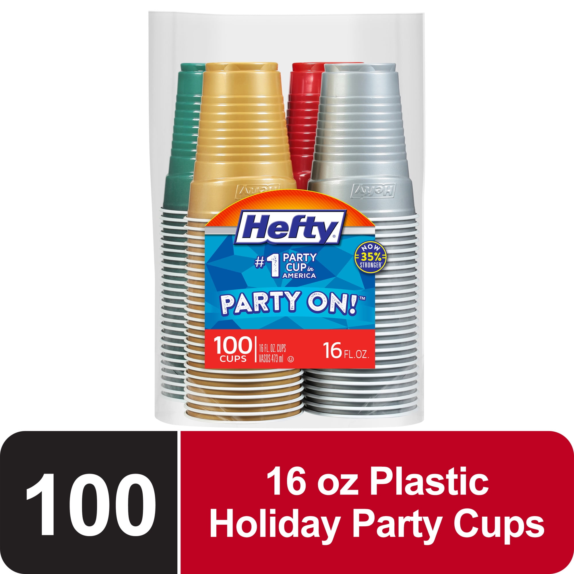 Disposable Plastic Cup 16 Oz, Pack of 1000 - Walmart.com