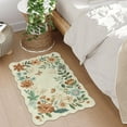 thumbnail image 4 of Moynesa 2'x3' Floral Rugs for Entryway, 2x3ft Washable Kitchen Rugs Ultra-Thin Soft Rug, Non Slip Indoor Door Mat Stain Resistant Boho Small Rug Low-Pile Throw Rug for Bathroom Bedroom,Beige, 4 of 8