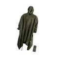 thumbnail image 4 of impermeable con capucha, chaqueta reutilizable para senderismo, viajes, ciclismo, actividades al libre, adultos Verde, 4 of 8