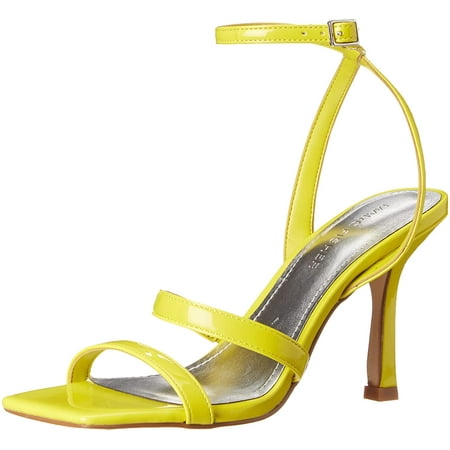 Marc Fisher Womens Deric Heeled Sandal 8.5 Yellow