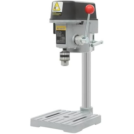 Drill Press Table Bench Press Mini Drill Press Stand Tabletop Drilling Machine High Precision Drilling Cast Iron Steel 340W Copper Motor Variable Speed, 0-14100 RPM