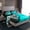 Cyan Black Gray, variant on Manfei Gamer Gaming Full Size Sheets,Gamepad Controller Bed Sheets,Green Blue Black Sheet Sets For Teens,Microfiber Bedroom Decor,4 Pieces