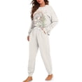 thumbnail image 2 of SCRAWLGOD Cute Koala Pajamas for Women Long Sleeve Pj Set Women 2 Piece Outfits Size S Crewneck Jogger Pjs for Women Lightweight Women's Soft Loungewear, 2 of 7