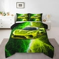 thumbnail image 2 of Erosebridal Cool Sports Car Bedding Twin Comforter Set, Bedroom Decor, Breathable, 2-Piece, 2 of 6
