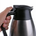 thumbnail image 6 of 2 Liter Stainless Steel Double Walled Vacuum Insulated Carafe, Press Button Top, 6 of 6