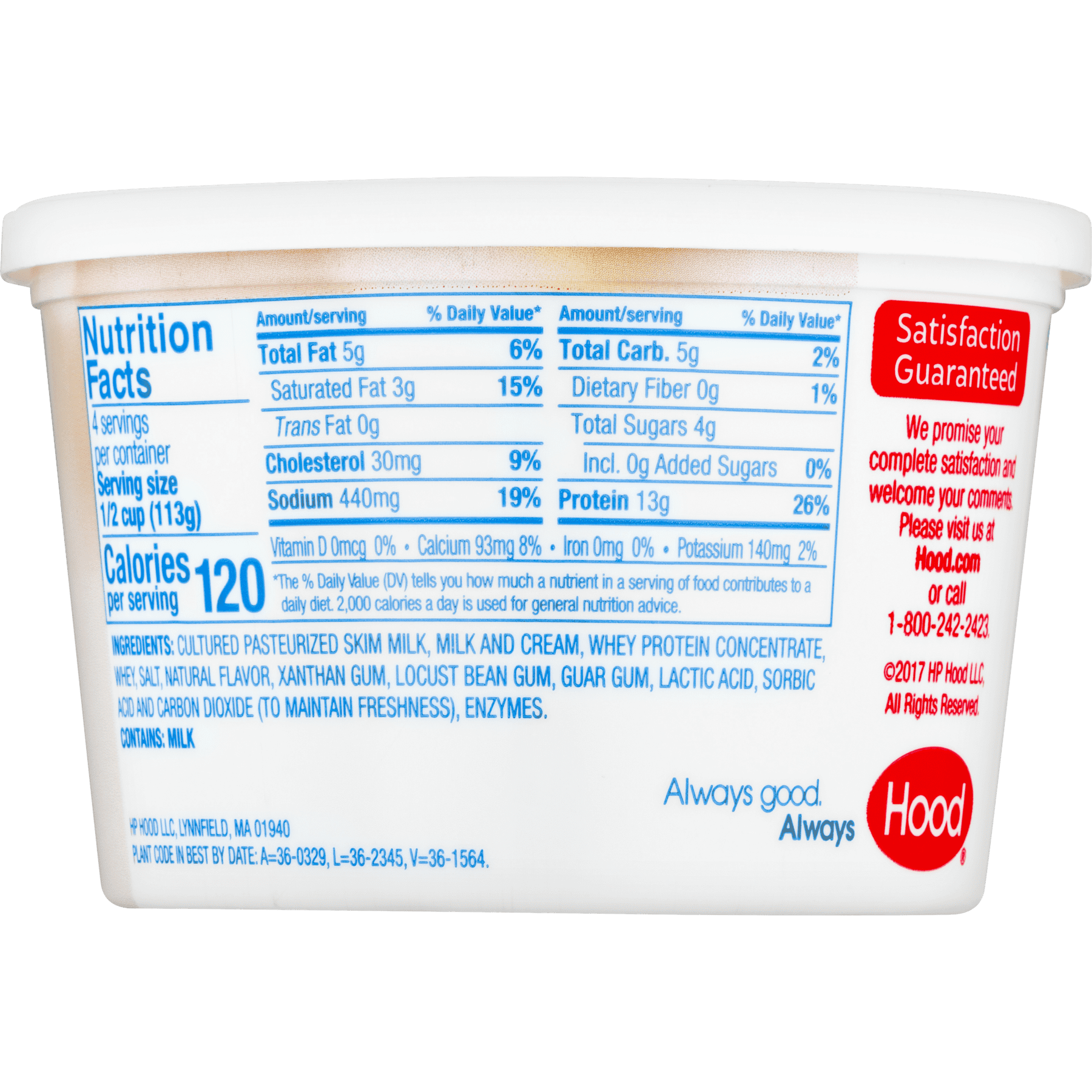 Hood Cottage Cheese With Pineapple Nutrition Facts Blog Dandk