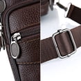 thumbnail image 3 of Bolsos Cruzados Bolso multifuncional para hombre con cinturón, bolso cruzado de piel de vaca para el trabajo (café) Sywqhk Para Estrenar, 3 of 8