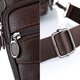 thumbnail image 5 of Bolso Multifuncional para Hombre Con Bolso Cruzado Piel Vaca para El (café), 5 of 9