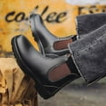 thumbnail image 3 of Oxford Boots For Men Cowboy Boots Men Boots Traditional Low Heel Ankle Boots Country Boot Western Boot Men's Chelsea Boots, 3 of 6