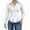 White, variant on Hurxie Waist Tops for Women Wrap Top Fitted Button Down Shirt Wrap Top Long Sleeve Blouse Casual Outfits