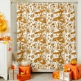 thumbnail image 4 of Mushroom Floral Shower Curtains for Bathroom, Thanksgiving Fall Waterproof Fabric Shower Curtain for Bathroom Bathtub Decoration, Machine Washable, 54x"78", 4 of 9