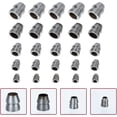 thumbnail image 1 of Cales de Poignée Rondes de Sécurité Cales Rondes en Acier Pratiques pour Marteau Hache Griffe Marteau Cales de Poignée Rondes (25 Pcs, Argent), 1 of 4