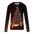 thumbnail image 5 of Blusas y camisas de manga larga con cuello redondo para hombre, blusas casuales de cuello redondo y manga larga, camisetas estampadas, blusas para hombre, 5 of 5