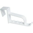 thumbnail image 2 of National Hardware N308-296 Long Over-The-Door Hook, Plastic, White - Quantity 3, 2 of 2