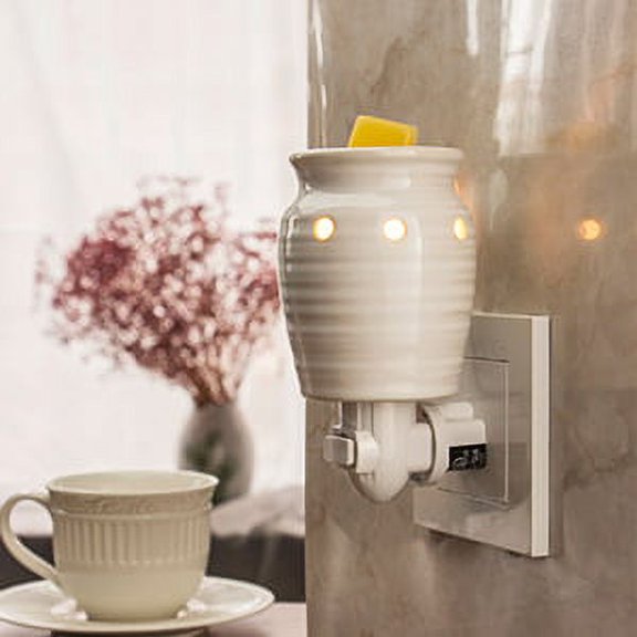 Starmoon Plug in Electric Ceramic Fragrance Wax Warmer for Scented Wax, Vase Pattern