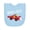 AE-Light Blue, variant on Inktastic Born to Race Red Race Car Newborn Bib