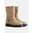 thumbnail image 2 of Weekend Academy Girls Faux Suede Moto Boots, 2 of 6