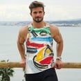 thumbnail image 6 of Salouo Colorful Abstract Bumper Cars for Men's Tank Tops,Sleeveless Muscle Shirts for Men Quick Dry Workout Tank Top Gym Muscle Tee Fitness Bodybuilding Sleeveless T Shirt-3X-Large, 6 of 7