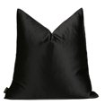 THETINOART Throw Pillow Covers Luxury Modern Gold Black Splash Cushion Cover Back Black Velvet