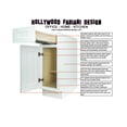 thumbnail image 5 of Hollywood Fabiani Design Shaker Wall Kitchen Cabinet Ready to Assemble 36 in. W x 12 in. D x 36 in. H White, 5 of 5