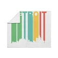 thumbnail image 3 of CafePress - Vintage Detroit Cityscape Throw Blanket - Soft Fleece Throw Blanket, 50"x60" for All Ages, 3 of 4