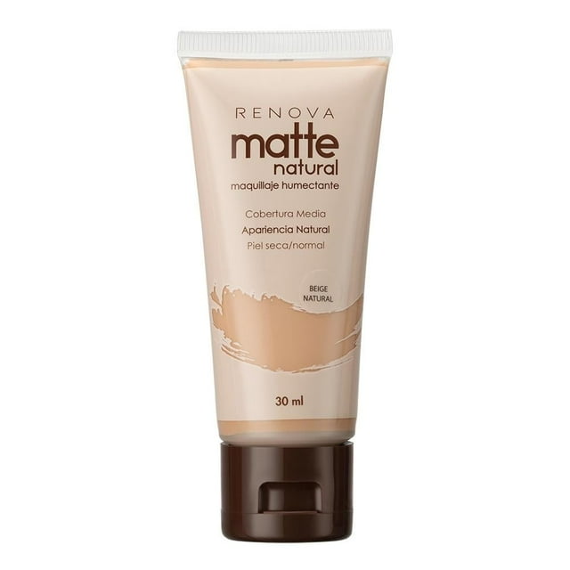 Maquillaje líquido Renova Matte Natural humectante beige natural 30 ml