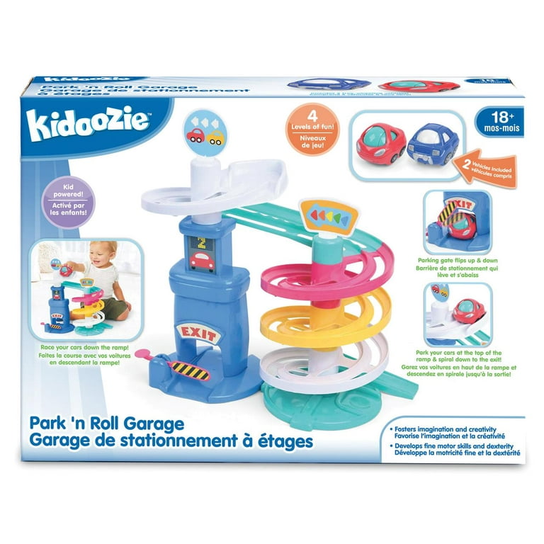Kidoozie Park 'n Roll Garage - 4-Story Spiral Ramp Parking