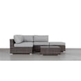 thumbnail image 4 of Living Source International 5-Piece Sectional Group with Cushions - Brown/Gray, 4 of 4