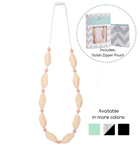 stylish teething necklace for mom