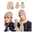 thumbnail image 1 of Gorro Bufanda Guante Conjunto Térmico Invierno Frio Unisex, 1 of 7