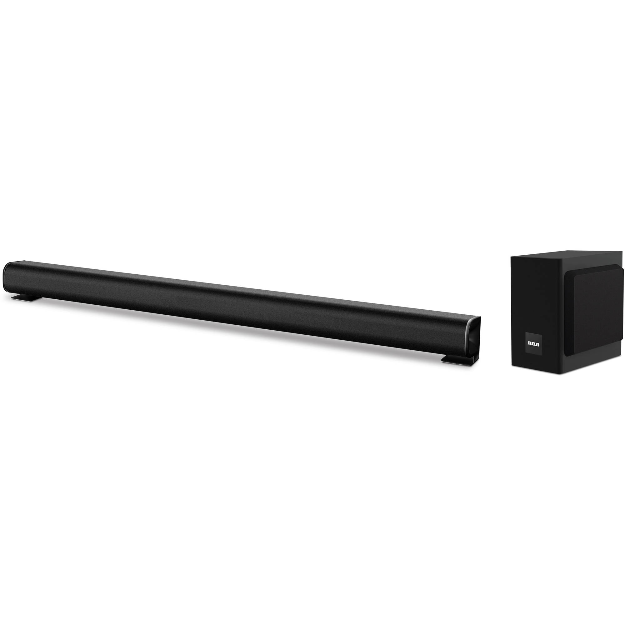 soundbar with wired subwoofer output