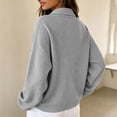 thumbnail image 4 of Guluxicc Women's Waffle Shirts Button Down Collared Long Sleeve Business Casual Shirts for Office Everyday Fall Winter, 4 of 5