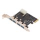 thumbnail image 5 of Tarjeta De Expansión USB 3.0, Fuente De Alimentación Independiente De Tasa De Transferencia De 5 Gbps VIA Chip 4 Puertos Tarjeta De Expansión De 4 Puertos Para Escritorio ANGGREK Otros, 5 of 8