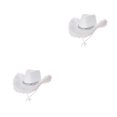 thumbnail image 4 of Guardurnaity Sombrero de vaquero elegante para hombres y mujeres Protección solar con ala ancha Sombrero de vaquera icónico de estilo americano Type1 NO1, 4 of 6