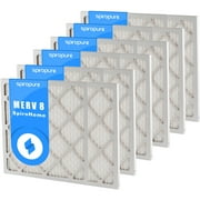 SpiroPure 30X30X1 MERV 8 Pleated Air Filters - Made in USA (6 Pack)