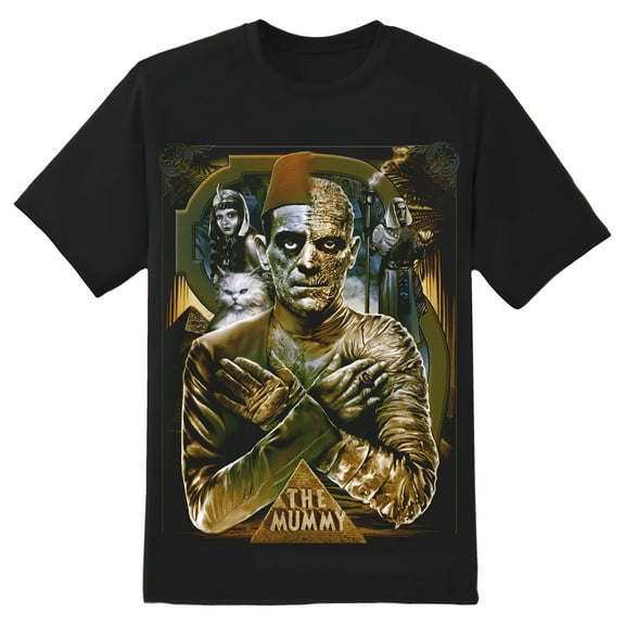Rock Rebel Men's The Mummy Poster T-Shirt Black Large