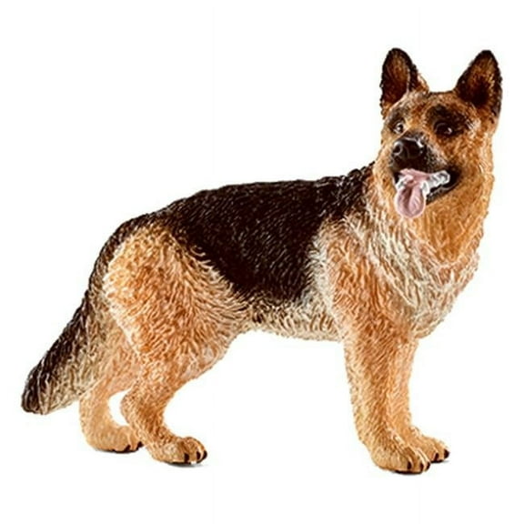 16831 Female German Shepherd Figurine, Brown
