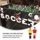 thumbnail image 3 of KAKOWELY 4 piezas de muñecos de atletas de futbolín, jugadores de fútbol de mesa, piezas de máquina de fútbol, accesorio de futbolín, 3 of 5