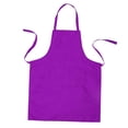 thumbnail image 3 of unbranded Delantal De Cocina Impermeable Morado Con Halter Y Bolsillo Frontal Práctico, 3 of 4
