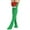 Green, variant on Lilgiuy Women Christmas Long Tube Knee Socks Striped Garter Cute Accessories Christmas Party for Wading Camping Fishing