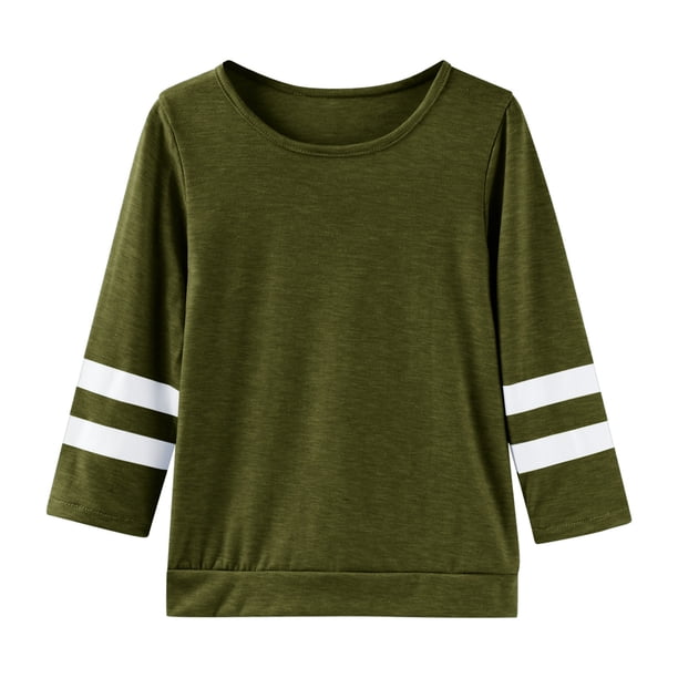 Blusa Gibobby de manga larga para niñas verde 6-7 años