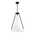 thumbnail image 4 of Matte Black Four Light Pendant from the Newport Collection, 4 of 6