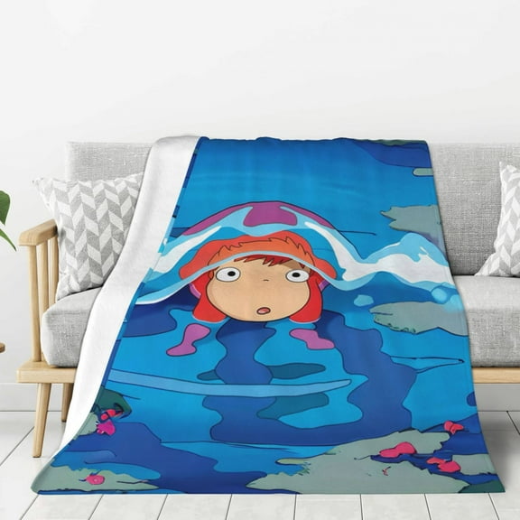 Ponyo Warm Flannel Blanket