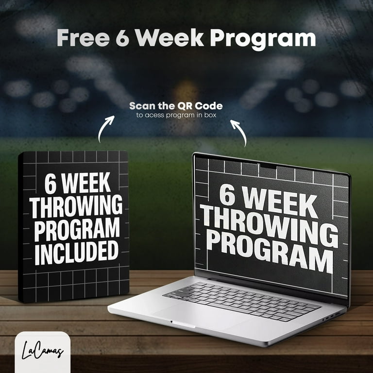 Plyometric Balls for Baseball – Weighted Throwing Set (3.5oz–32oz) with Stitched Seams – 6 Soft-Shell Balls + Carry Bag + Free 6-Week Throwing Program – Arm Care & Velocity Trainer