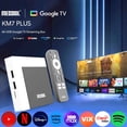 thumbnail image 3 of Android TV Box, decodificador de streaming 4k Amlogic S905Y4 Quad-Core A35 con AV1 HDR- Convertidor a Smart TV, TV inteligente Mecool KM7 PLUS Mecool KM7 PLUS, 3 of 8