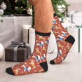 thumbnail image 7 of KLL Cute Poodle Dog Print Cool Socks Men's Women's Crew Socks Funny Crazy Novelty Stockings, 7 of 7