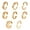 Gold, variant on Adjustable Toe Rings for Women Summer Beach Rose Gold Silver Open Toe Ring Set Hypoallergenic Finger Foot Jewelry